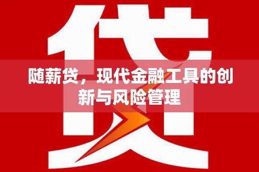 永城随薪贷，现代金融工具的创新与风险管理