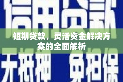 永城短期贷款，灵活资金解决方案的全面解析