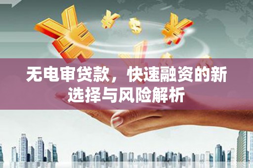 永城无电审贷款，快速融资的新选择与风险解析