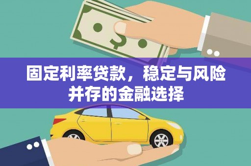 永城固定利率贷款，稳定与风险并存的金融选择