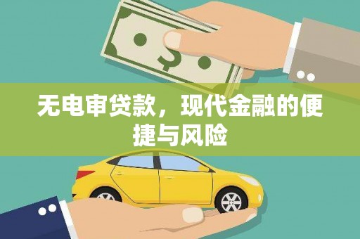 永城无电审贷款，现代金融的便捷与风险