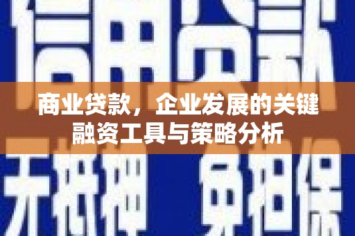 永城商业贷款，企业发展的关键融资工具与策略分析