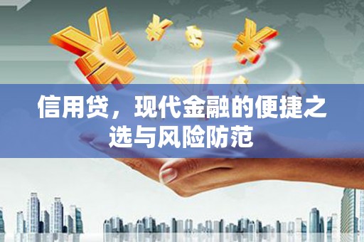 永城信用贷，现代金融的便捷之选与风险防范