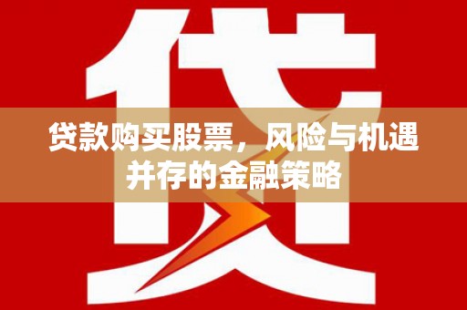 永城贷款购买股票，风险与机遇并存的金融策略